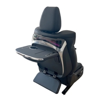Table pliante pour dossier de siège Alphard Vellfire, éclairage d'ambiance, modification intérieure, mise à niveau, dossier de siège avant, bureau de voiture