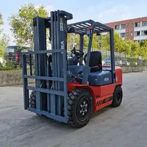 VIFT Chinese hydraulic forklift truck new forklift 3 ton diesel forklift price  6m triplex full free wide view mast