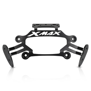 Espejos retrovisores para motocicleta, soporte fijo delantero, soporte para teléfono, soporte retrovisor para <span class=keywords><strong>YAMAHA</strong></span> XMAX <span class=keywords><strong>125</strong></span> 250 300 400 <span class=keywords><strong>2017</strong></span> - 2019 2018 - Product Image 1