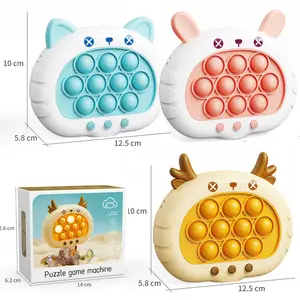 2023 USSE Quick Push-Spiel Elektronisches PopS Light Up-Spiel für Kinder Push Puzzle Forward Sensory Fidget Toy Puzzle Zappeln Spiel Spielzeug