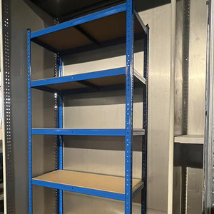 Adjustable Galvanized Steel Shelving Five Tier Storage Rack Garage Standing Type <b>Metal</b> <b>Shelf</b> <b>Unit</b> - Product Image 5
