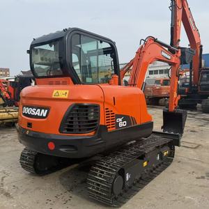 รถขุดขนาดเล็ก DOOSAN ราคาดีที่สุด, รถขุดตีนตะขาบ Doosan DX60, พร้อมจัดส่ง, DX60 DX70 DX80 DX100 DX120 DX160 DX225 DX260 DX300 - Product Image 5