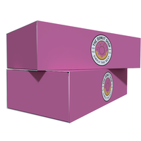 Kunden spezifische Luxus schwarz Geschenk Lebensmittel Keks Macaron Packbox Sweet Cookie Verpackungs papier Macaron Boxv