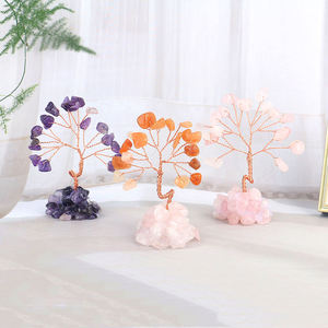 Wholesale Natural Healing Stone Crystal <b>Trees</b> Quartz Chip Bases Crystal Gravel Gemstone <b>Trees</b> for Tabletop Ornaments - Product Image 4