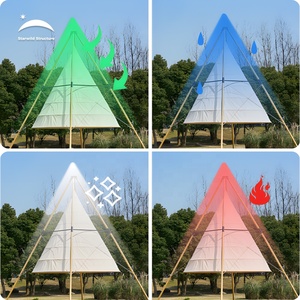 3.5m 4m 5m all'aperto 4 stagioni impermeabile piramide di <span class=keywords><strong>bambù</strong></span> Tipi lanterna <span class=keywords><strong>tenda</strong></span> di lusso festa di <span class=keywords><strong>bambù</strong></span> <span class=keywords><strong>tenda</strong></span> campeggio per eventi - Product Image 5