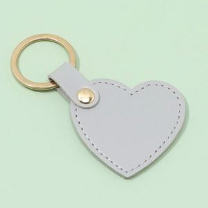 Custom Laser Logo Fashion Decoration Love Shape Accessories Heart-Shaped Double Side Small Car <b>Key</b> <b>Ring</b> Pendant Keychain - Product Image 3
