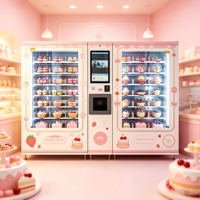 Distributeur automatique réfrigéré personnalisable de gâteaux et pâtisseries pour hôtels, complexes hôteliers et magasins de proximité