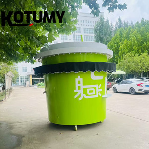 Carrello Distributore Multifunzione per Caffè, Tè, Bevande e Gelati - Chiosco Personalizzabile per Aree Turistiche - Product Image 5
