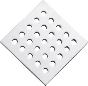 Práctico colector de pelo de desagüe de ducha para baño y cocina, disco de filtro, disco de desagüe de suelo perforado de acero inoxidable - Product Image 3