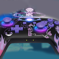Controlador inalámbrico para Nintendo Switch Pro Gamepad NFC RGB Light Somatosensorial Wireless Gaming Controller