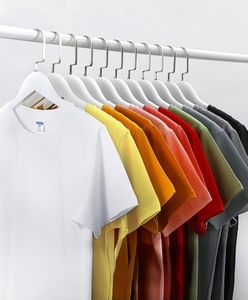 210gsm 100% Combed Cotton T Shirt Soft Touch Anti-pilling <b>Plain</b> Blank Tee Custom Logo Wholesale Men's <b>TShirt</b> - Product Image 5