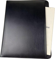Carpeta Portadocumentos A4, Bloc de Notas, Carpeta de Presentación Empresarial, Portafolio de Cuero, Logotipo Personalizado en Relieve, Portadocumentos, Bloc de Notas