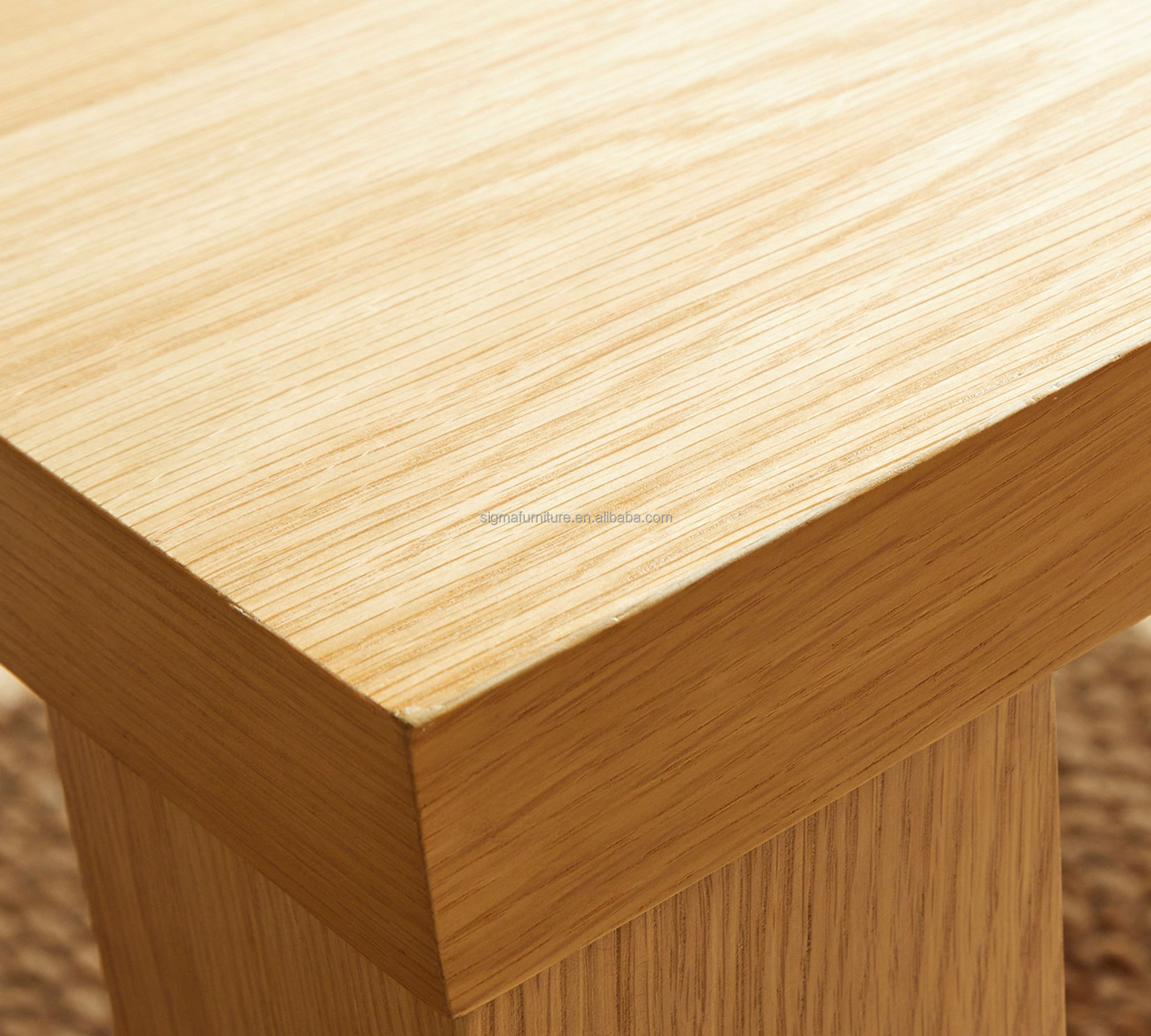 Most popular modern living room furniture rectangle wooden dining table