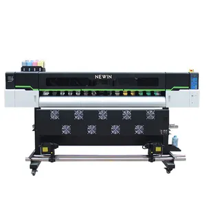 Factory 1.3m 1.6m 1.8m 1.9m large format printer cutter dx5 printh dx7 printhead eco solvent printing machine