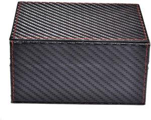 Faraday Box Bloqueador de señal antirrobo de cuero de fibra de carbono RFID Faraday Caja de bloqueo para llaves de coche - Product Image 4