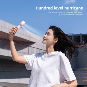 พัดลมพกพาแบบพับได้ ชาร์จผ่าน USB เงียบ พร้อมหน้าจอดิจิตอล - Product Image 4