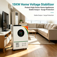 Stabilisateur de tension automatique de type relais 10KVA 10000W, régulateur monophasé 220V, plage d'entrée large 45V-280V avec affichage LED