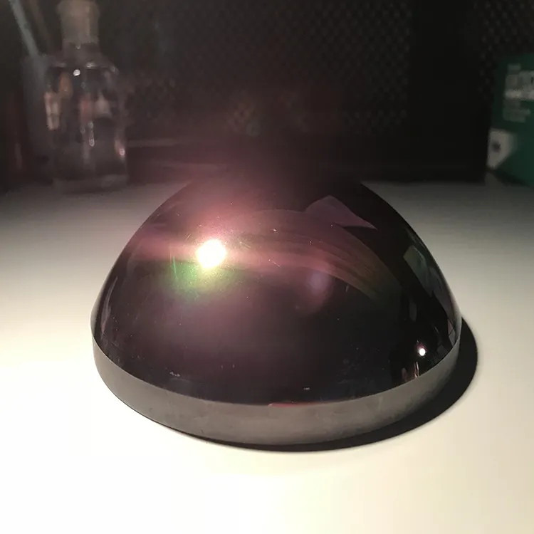 Customized Silicon Coating Film Achromatic Meniscus Lenses Spotlight Infrared Lens