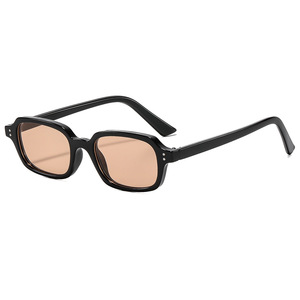 Lunettes de soleil rectangulaires tendance, monture intégrale, protection UV400, unisexe, protection solaire pour adultes - Product Image 3