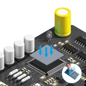 Almohadilla rellena de fibra de carbono de alta conductividad térmica 50 W/m.k Materiales y elementos de aislamiento conductores térmicos de alta eficiencia - Product Image 5