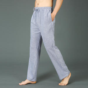 <span class=keywords><strong>Pantalon</strong></span> de couchage en pur coton pour hommes d'automne et d'hiver, <span class=keywords><strong>pantalon</strong></span> long en daim, <span class=keywords><strong>pantalon</strong></span> de maison ample de <span class=keywords><strong>grande</strong></span> <span class=keywords><strong>taille</strong></span> - Product Image 3