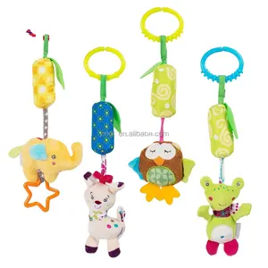 A272 Baby Toy Kids Stroller Rattle Hanging Bell Handbells Car Crib Stroller Toys Cute Wind Chime Baby Tattle