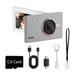 <span class=keywords><strong>Mini</strong></span> Cámara 2026 Ultrafina con Carcasa <span class=keywords><strong>Cuadrada</strong></span> de ABS, CMOS de 8MP, Flash LED, 1080P HD, MicroSD, Carga USB-C, Pantalla LCD IPS de 2.4'', DC36 - Product Image 1