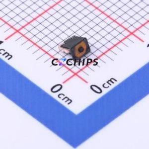 EVPAVAA1A Tactile Switch SMD,2.7x2.8mm Switch Single Pole Single Throw Round Button 1.6N Horizontal Mount - Product Image 1