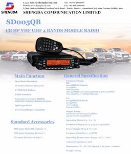 Radio mobile et marine quadribande 50W, station de base radio amateur, radio amateur 29/50/144/430 MHz, émetteur-récepteur 4 bandes - Product Image 6