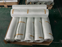 Tissu en fibre de verre tissé uni E-Glass 300 GSM sans alcali, résistant aux hautes températures pour bateaux, planches de surf et prévention incendie