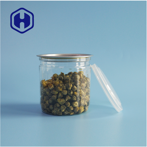 Boîte hermétique PET d'emballage de supermarché <span class=keywords><strong>avec</strong></span> couvercle à ouverture facile pour les aliments secs noix épices - Product Image 5