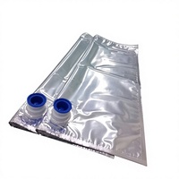 Machine de remplissage BIB (Bag-in-Box) pour sacs aseptiques MPET+PE de 10L avec bec verseur Elpo, pour l'emballage de boissons énergisantes, d'eau minérale et de jus
