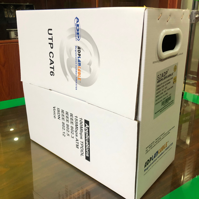 1000ft 305m Cat6 Outdoor Full Copper SFTP Drum Cat5e Cat6a Cat7 Waterproof Internet Cable 500m 100m Indoor/Outdoor Box