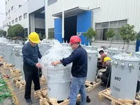 Transformateur de distribution toroïdal monophasé YAWEI 60Hz monté sur poteau IEC60076 15kva-333kva 13.8kv 120/240v Chine