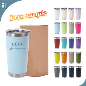 מותאם אישית 20 עוז tumbler גביע נירוסטה נסיעות ספל גביע כחול בהיר 20 עוז נסיעות ספל תרמי כוס קפה עם לוגו - Product Image 1