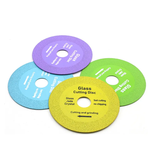 Lame de scie <span class=keywords><strong>diamant</strong></span>ée turbo brasée pour coupe de <span class=keywords><strong>verre</strong></span> 125 mm 110 mm 4 pouces, disques de coupe pour <span class=keywords><strong>verre</strong></span> - Product Image 2