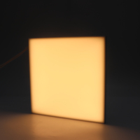 Panneau Edge-Lit, lumière intelligente centrée sur l'humain à rythme circadien à spectre complet pour la conception biophilique du bureau et de la maison