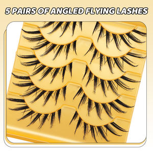 Usine En Gros Naturel À La Main Pleine <span class=keywords><strong>Bande</strong></span> Cat Eye Cils Fox Eye Manga Lash Boîtes <span class=keywords><strong>Bande</strong></span> <span class=keywords><strong>Dessinée</strong></span> Inspiré Cat Eye Cat Lashes - Product Image 6