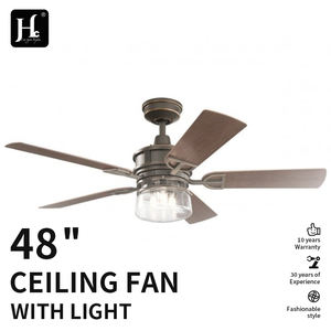 Ventilador de Techo Moderno de 52 Pulgadas con Control Remoto de 6 Velocidades, LED, 3 Aspas, Perfil Bajo, Venta al Por Mayor de Fábrica - Product Image 4