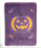 Cahier personnalisé A5 mignon pour Halloween Cahier pelucheux en peluche avec impression de logo
