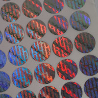 Étiquettes holographiques de sécurité personnalisées avec logo OEM du fabricant, scellés d'emballage VOID inviolables, étiquettes originales