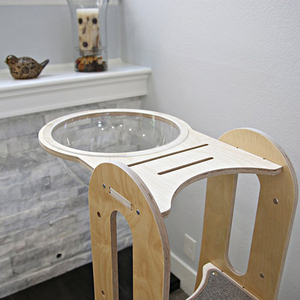 <span class=keywords><strong>Vendita</strong></span> calda su misura Multi-strato di lusso in legno massiccio Cat Villa moderna <span class=keywords><strong>casa</strong></span> per gatti al coperto con chiusura a bottone - Product Image 5