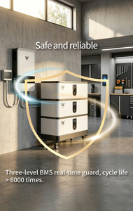 Deep Cycle 51.2V <b>48V</b> 280Ah 5kW 15kWh Stackable Lithium-ion Solar Hybrid Grid System <b>Battery</b> CAN Low Voltage - Product Image 3