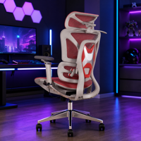 Chaise de bureau ergonomique E3 à dossier haut en maille avec appui-tête et soutien lombaire, fournisseur OEM en gros, Sillas