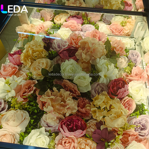 LEDA Custom LED Luminous Stage with Flower Decoration Clear Tempered Glass Stage Platform White Light Led Dance Floor - Product Image 1