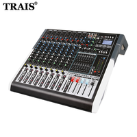 Mélangeur audio OEM 12 canaux Alimentation fantôme 48V Performance Divertissement Mélangeur analogique professionnel