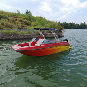 Bateau de pêche récréatif à coque en fibre de verre FLIT 19 pieds 5,8 m, vitesse de navigation, 8 personnes, certification CE - Product Image 2
