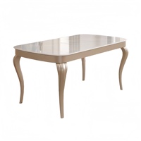 Ensemble de table et de chaises de salle à manger en bois massif de style américain, luxe léger, minimaliste français, pour salle à manger et restaurant