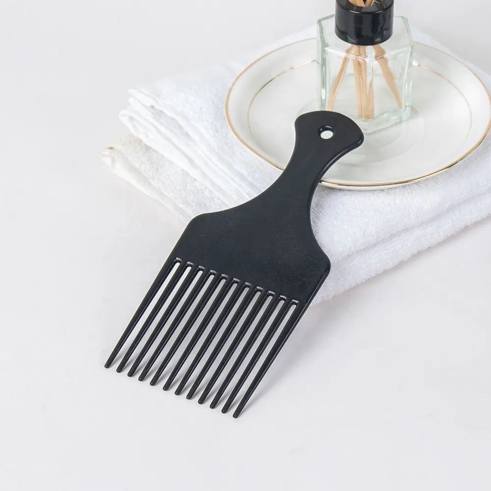 Wholesale Afro Pick Comb Wide Comb With Carbon Fiber Material