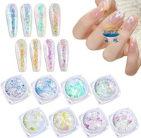 SHYZ Holographique Caméléon Vernis À Ongles Paillettes Cosmétique Flocon Pigment pour des Effets Visuels Améliorés